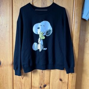 Peanut sweatshirt with snoopy on it